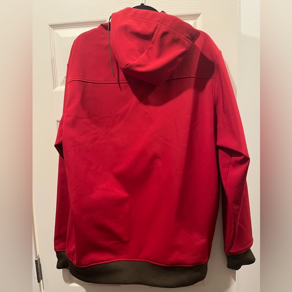 Red simms soft shell jacket - Picture 2 of 3